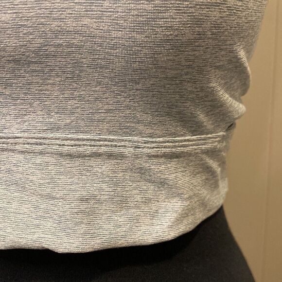 Outdoor Voices Sports Bra / Cropped Tank Top- Size Small, Light Blue Back Cutout - Picture 2 of 6